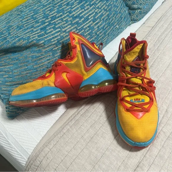 Rare Nike Space Jam x LeBron 19 EP Tune Squad DC9342-800 Shoes Sneakers high top