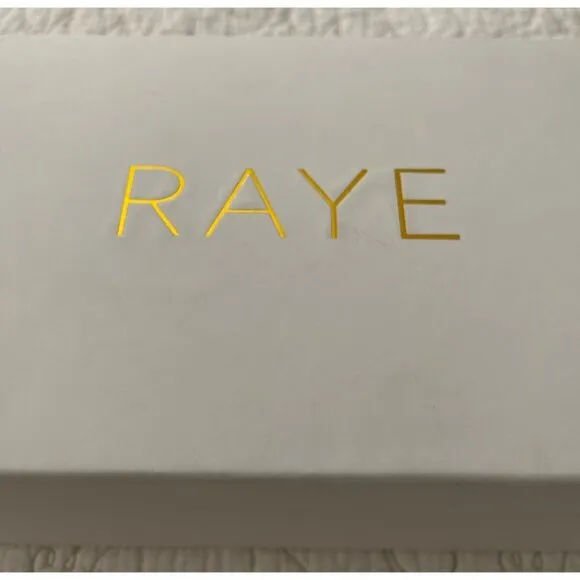 Raye $188 Serena D'orsay White Wedding Pearl Slingback Heel Shoes Sz 8 NEW