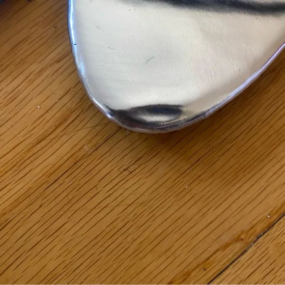 Raye Nina shoes silver metallic high heels sandals Revolve 10
