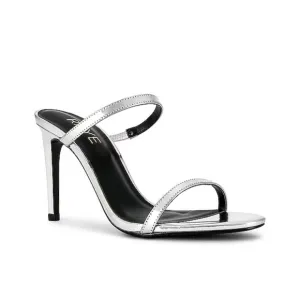 Raye Nina shoes silver metallic high heels sandals Revolve 10