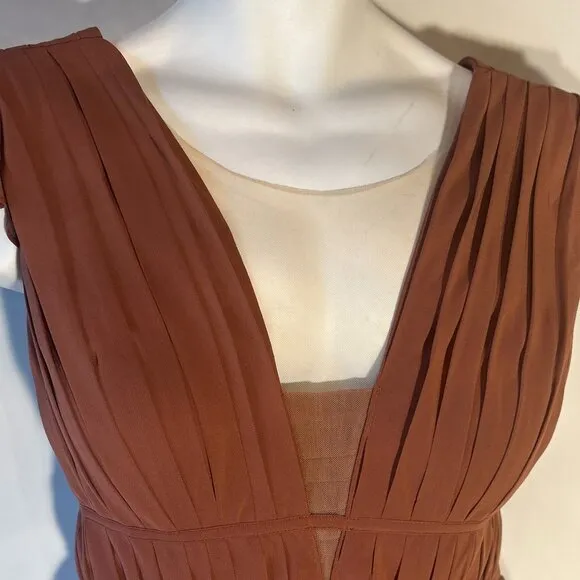 Revelry Cora SZ 22 Grecian Style Formal Bridesmaid Prom Mother of Bride Black Ti
