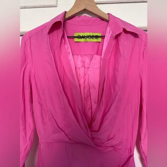 Revolve x GAUGE81 Naha Mini Silk Dress Small