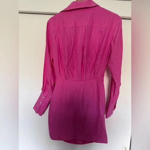 Revolve x GAUGE81 Naha Mini Silk Dress Small