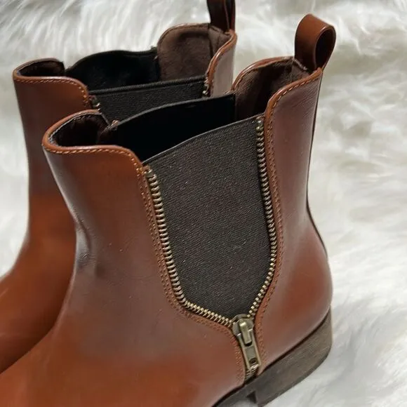 Rocket dog Camilla brown boots Chelsea biker Size 8.5.  B84