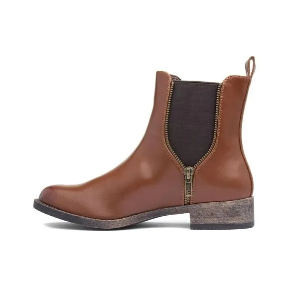 Rocket dog Camilla brown boots Chelsea biker Size 8.5.  B84