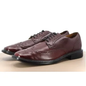 Rockport Dressport Men's Wingtip Dress Shoes Size 9.5 Leather Cognac
