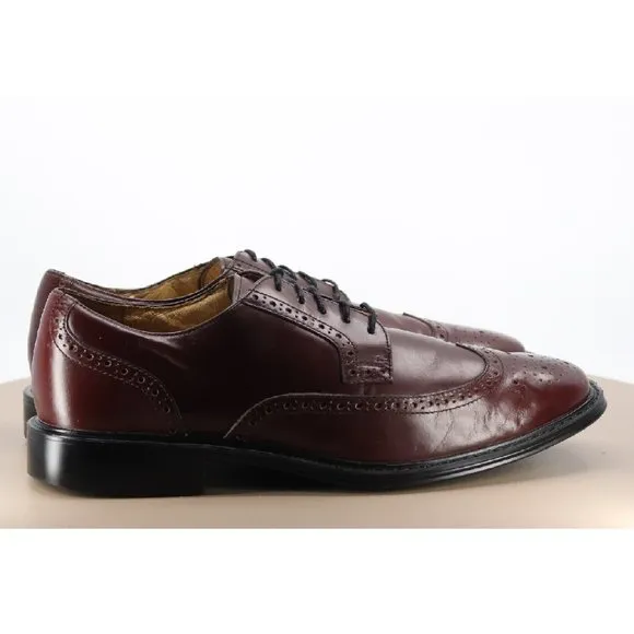 Rockport Dressport Men's Wingtip Dress Shoes Size 9.5 Leather Cognac