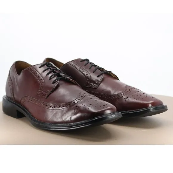 Rockport Dressport Men's Wingtip Dress Shoes Size 9.5 Leather Cognac