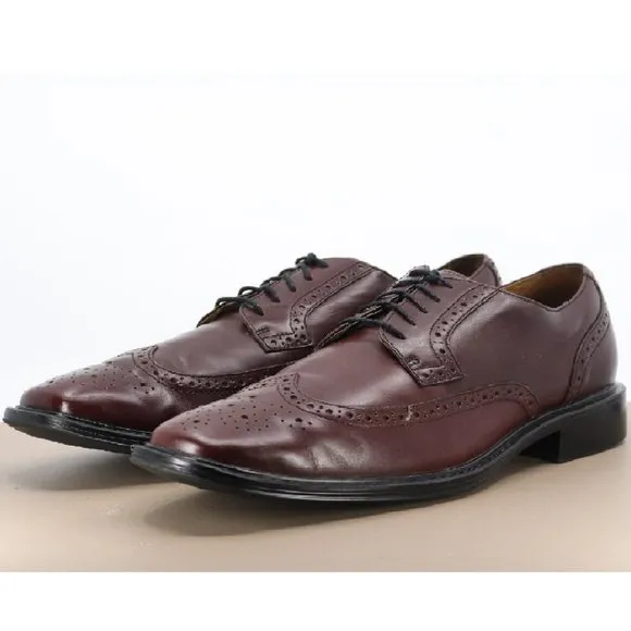 Rockport Dressport Men's Wingtip Dress Shoes Size 9.5 Leather Cognac