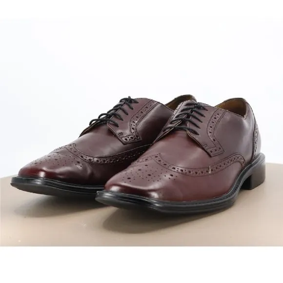 Rockport Dressport Men's Wingtip Dress Shoes Size 9.5 Leather Cognac