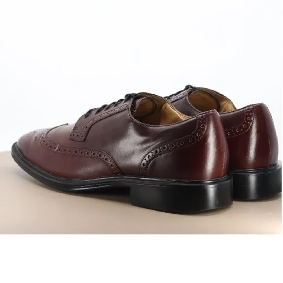 Rockport Dressport Men's Wingtip Dress Shoes Size 9.5 Leather Cognac