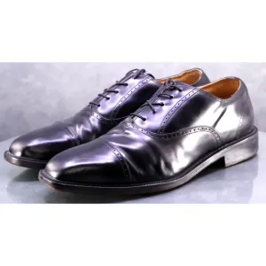 Rockport Men's Cap Toe Dress Shoes Size 13 Leather Black