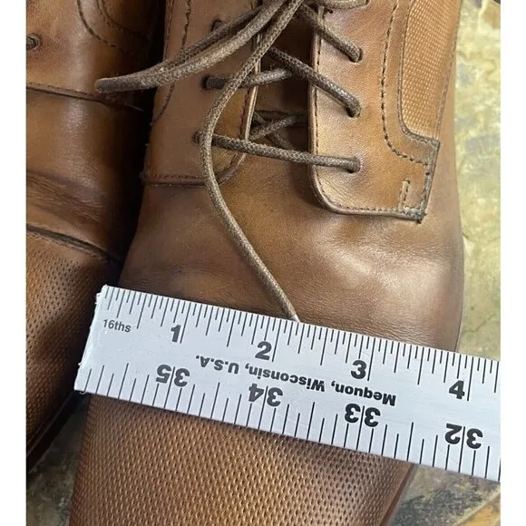 Rockport Shoes Mens 12 DresSports Antique Brown Dress Office Old Money Luxury
