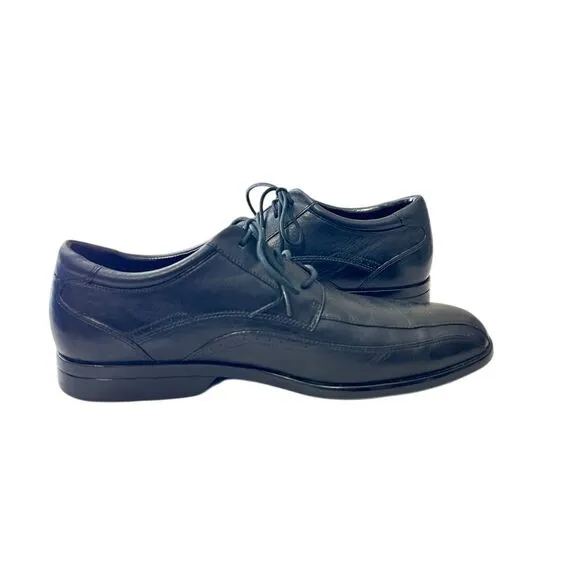 Rockport with Adiprene Classic Black Leather‎ Oxfords Comfort Size 10.5 M