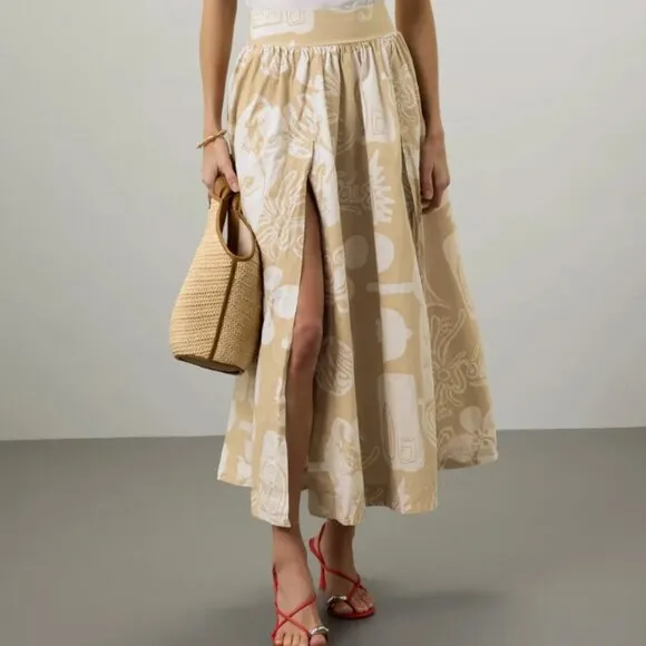 RODEBJER Taemoo Print Skirt Size Medium