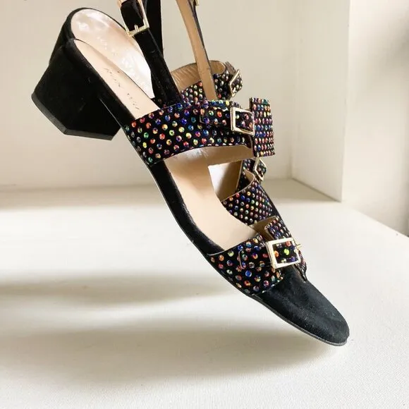 Ron White Summer Strappy Low Stacked Heel Sandals 40