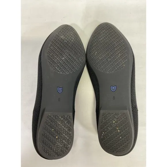 Rothy's Black Round Toe Shoes Size 6