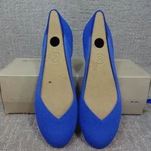 Rothys The Flat Women's Size 6 US Blue Comflower Round Toe Slip on Flats Shoes