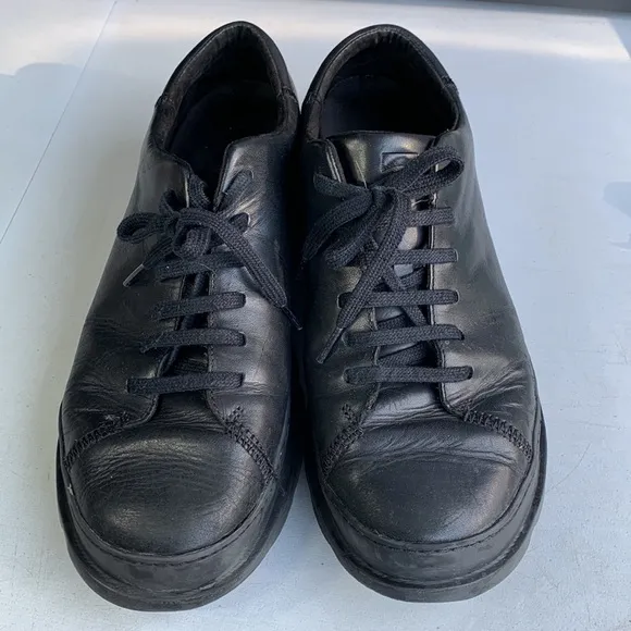 S291‎ Camper Brutus Formal Black Leather Men's Shoes Size 42(9-9.5US)