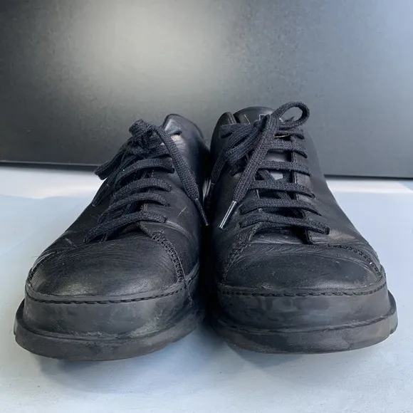 S291‎ Camper Brutus Formal Black Leather Men's Shoes Size 42(9-9.5US)