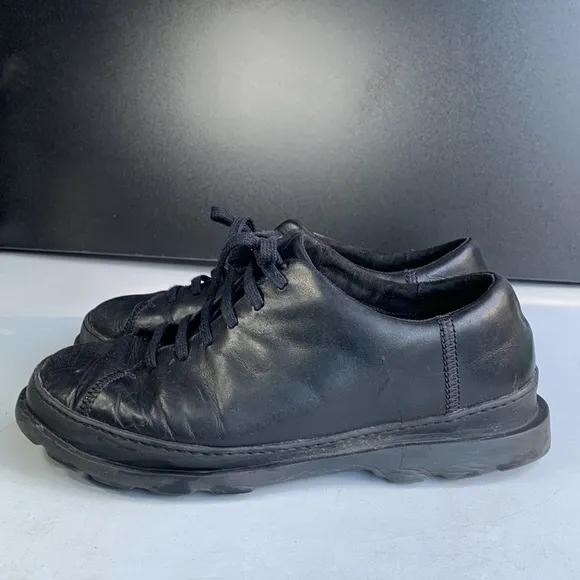 S291‎ Camper Brutus Formal Black Leather Men's Shoes Size 42(9-9.5US)