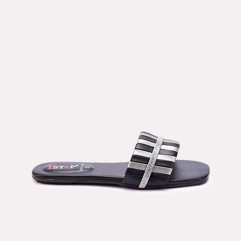 Sablea Black Fancy Flats 0412378
