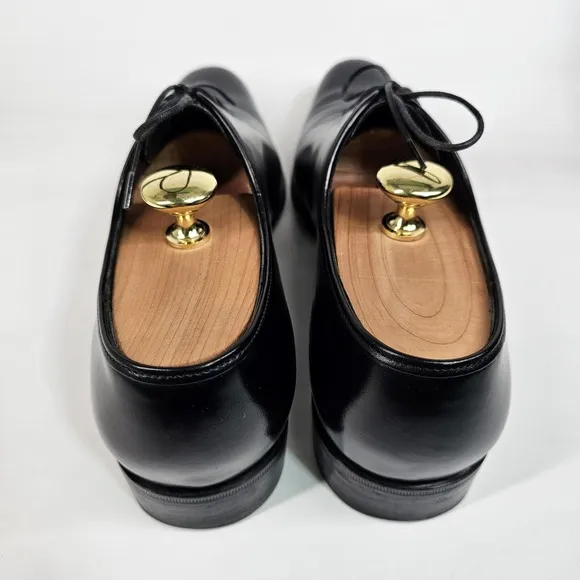 Salvatore Ferragamo Dress Shoes Mens 8 D  Balmoral Plain Toe Oxford Italian Calf