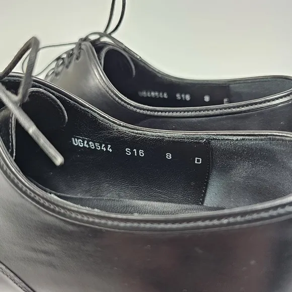 Salvatore Ferragamo Dress Shoes Mens 8 D  Balmoral Plain Toe Oxford Italian Calf