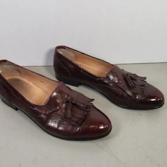 Salvatore Ferragamo Lucas Kiltie Tassel Dress Shoes sz 11.5