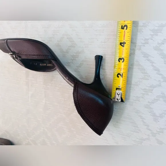 Salvatore Ferragamo Women's Leather Brown Heels Size 8.5B