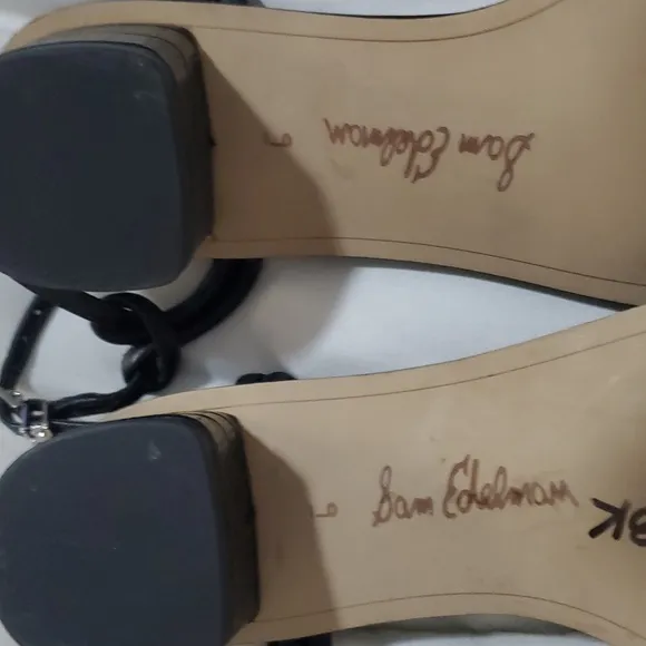 Sam Edelman Isle  Black Women's Open Toe  Sandals Size 9