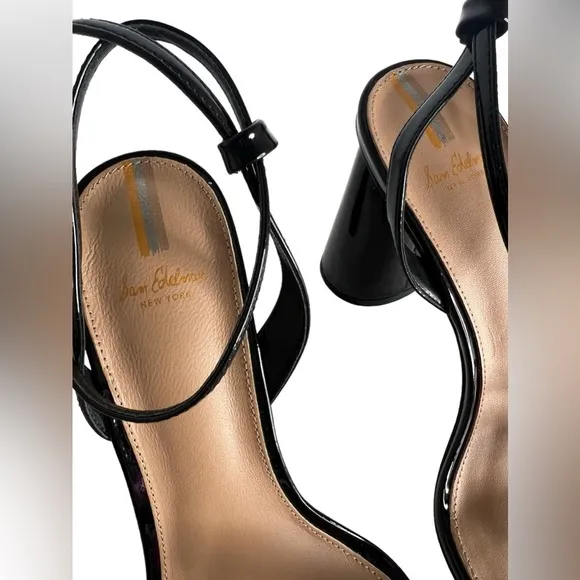 Sam Edelman Kia Black Patent Leather Pump Shoes