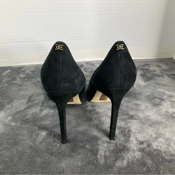 Sam Edelman Ladies Beth Square Toe Velvet Stilettos 7.5” Heels Business Social