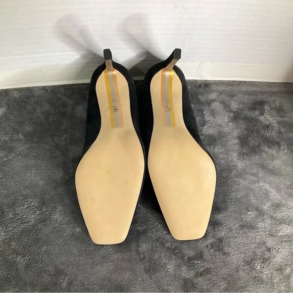Sam Edelman Ladies Beth Square Toe Velvet Stilettos 7.5” Heels Business Social