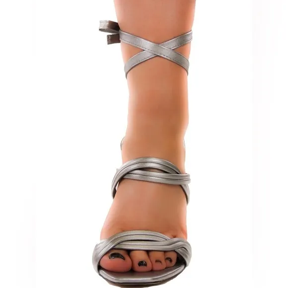 SAM EDELMAN Lonnie Womens Leather Strappy Dress Sandals