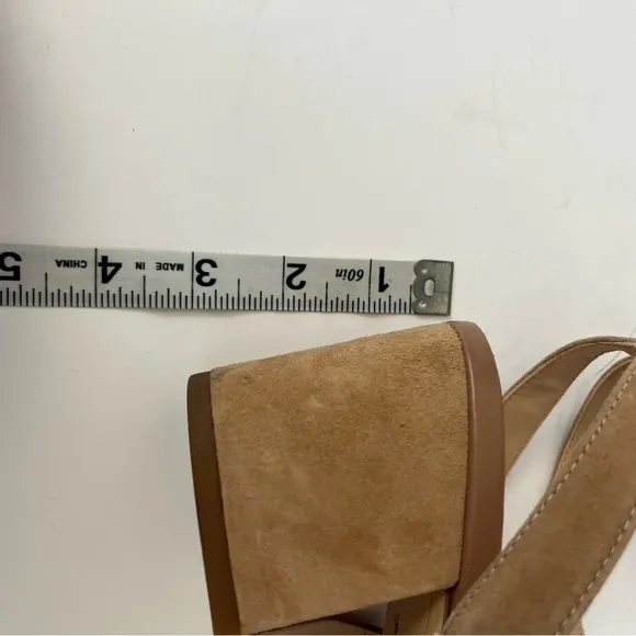 Sam Edelman SAMMY STRAPPY SUEDE SANDALS IN CAMEL Size 9.5