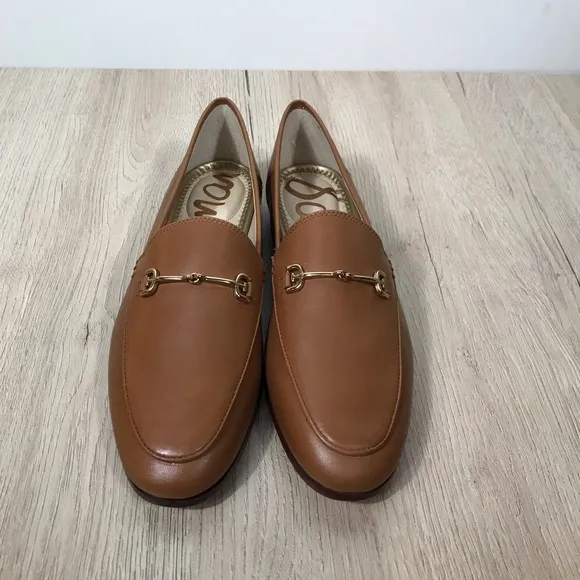 Sam Edelman Women’s 7.5 Loraine Bit Saddle Brown Elegant Leather Loafers NWT