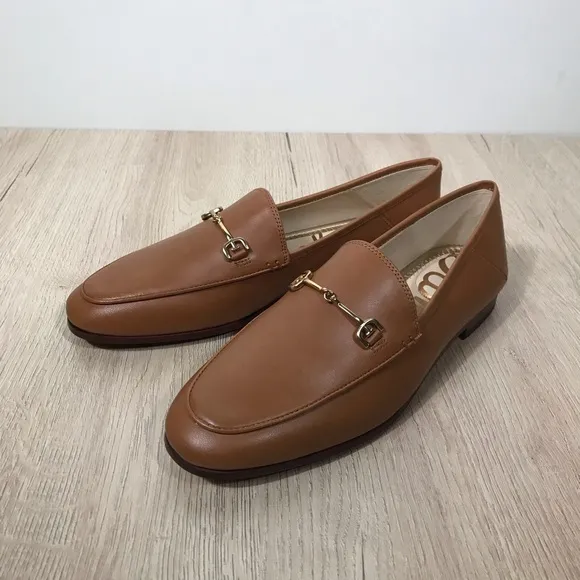 Sam Edelman Women’s 7.5 Loraine Bit Saddle Brown Elegant Leather Loafers NWT