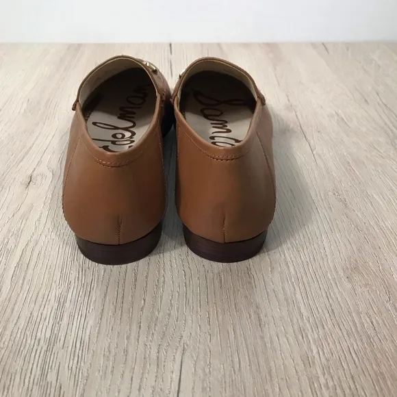 Sam Edelman Women’s 7.5 Loraine Bit Saddle Brown Elegant Leather Loafers NWT