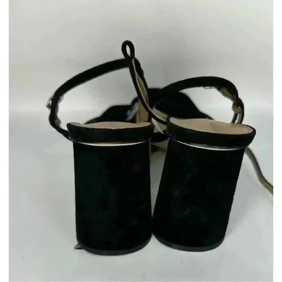 Sam Edelman Women's Black Kit Slingback Block Heel Sandals Size 9