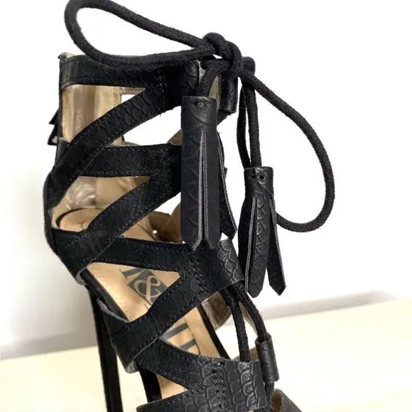 Sam Libby Cheri Lace Stiletto Heels