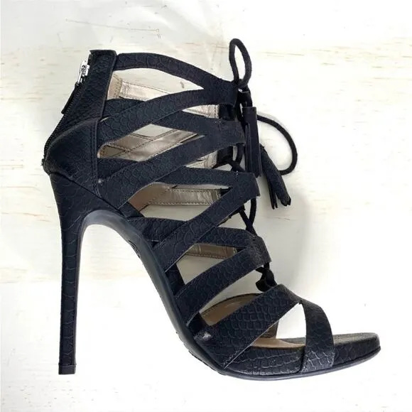 Sam Libby Cheri Lace Stiletto Heels