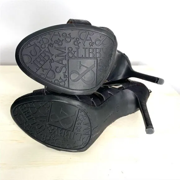 Sam Libby Cheri Lace Stiletto Heels