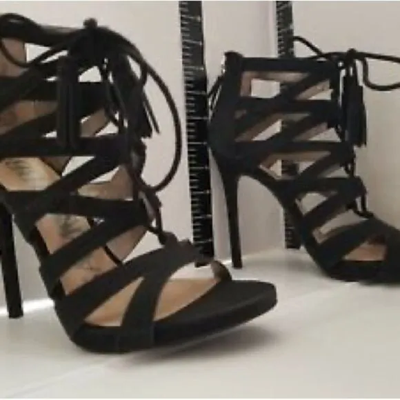 Sam Libby Cheri Lace Stiletto Heels