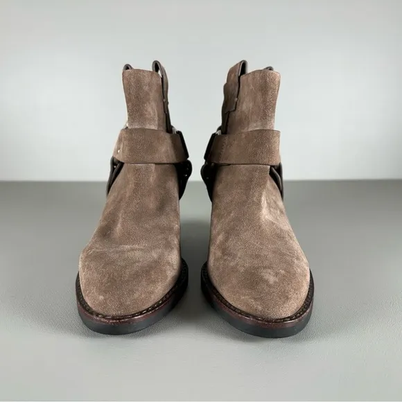 See by Chloe Suede dark beige Ankle Boot