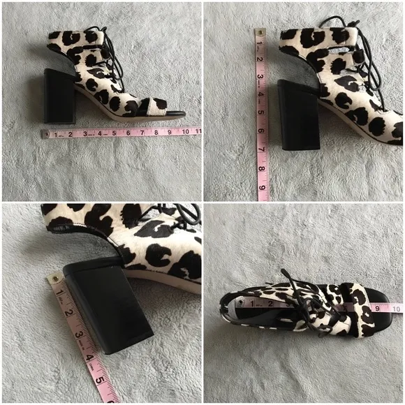 SENSO Rhiannon III Cow Hair Lace-up Heel Chalk