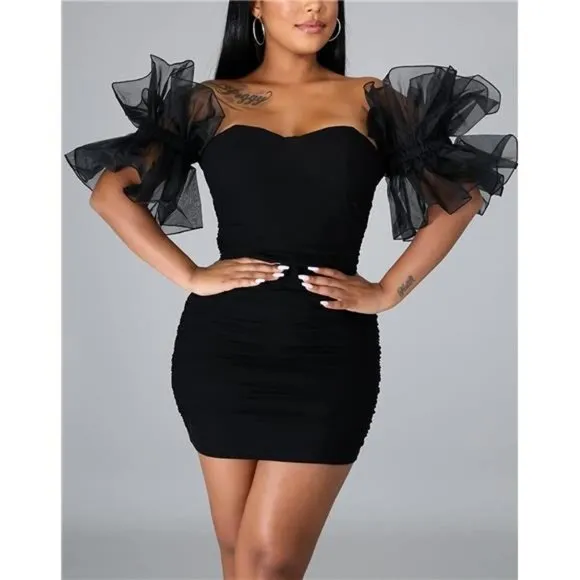 SEXY Bodycon Dress for Women Black