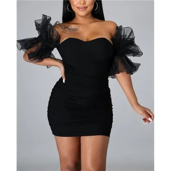 SEXY Bodycon Dress for Women Black