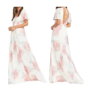 Show Me Your MuMu Faye Flutter Maxi Dress medium