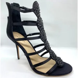 size 8.5 vince Camuto Imagine Reya black‎ cage gladiator high heel sandals $180